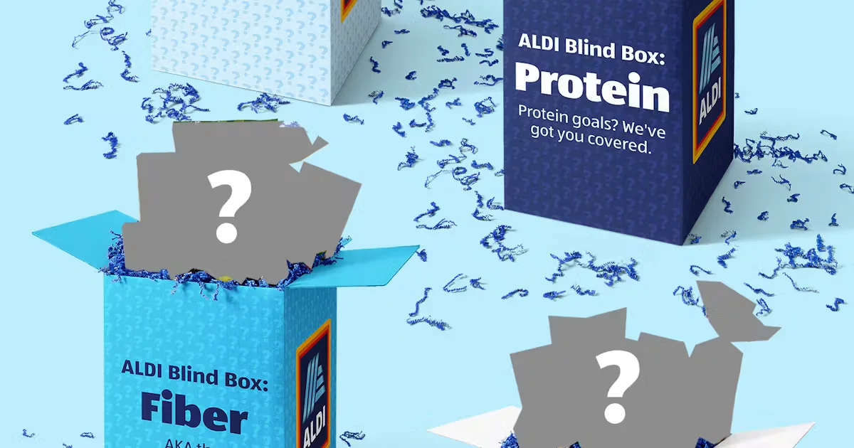 Aldi роздає сліпі коробки з продуктами для всіх нас дорослих дітей